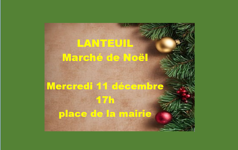 affiche marché noel 2